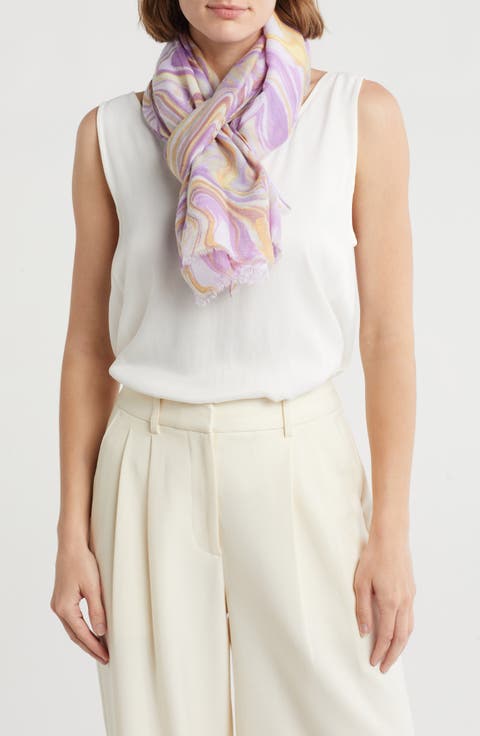 Swirl Print Scarf