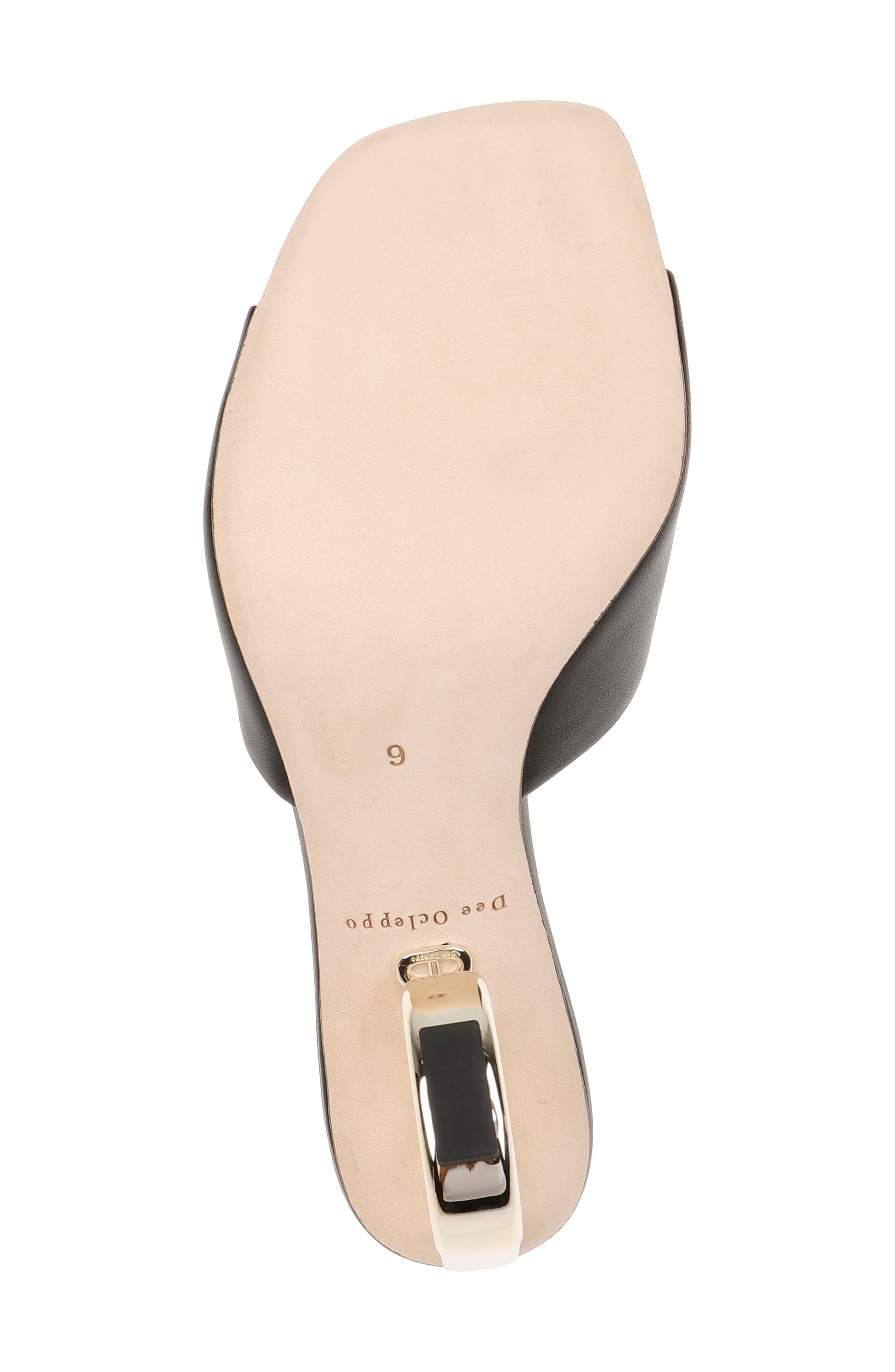 Dee Ocleppo Ibiza Slide Sandal, Alternate, color, Black Leather