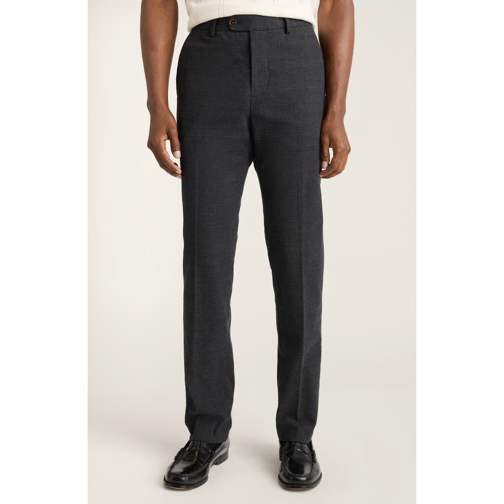 Bonobos Primo Slim Fit Glen Plaid Chinos In Black