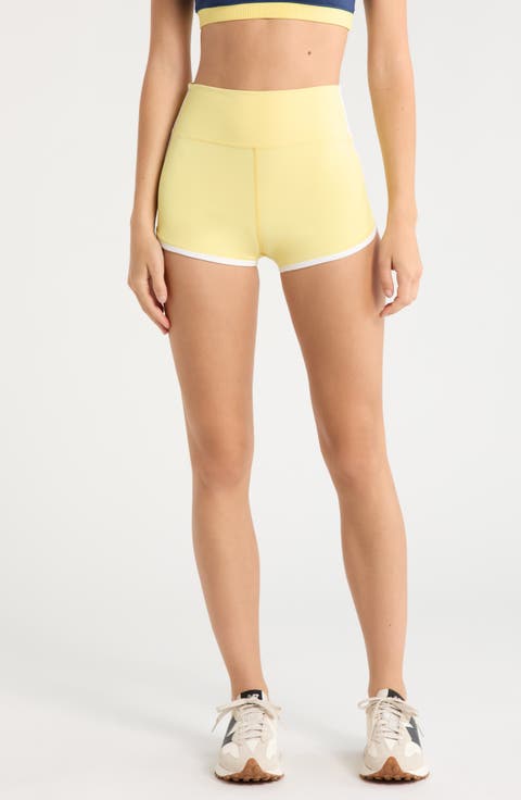 Sporty High Waist Performance Shorts