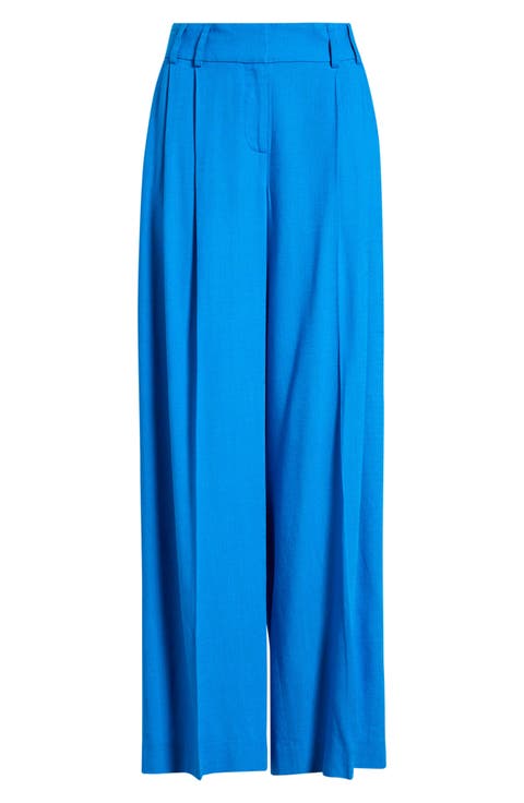 Pleated Wide Leg Pants (Regular & Petite)