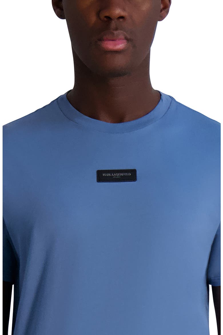 Logo Cotton Jersey T-Shirt, Alternate, color, MEDIUM BLUE
