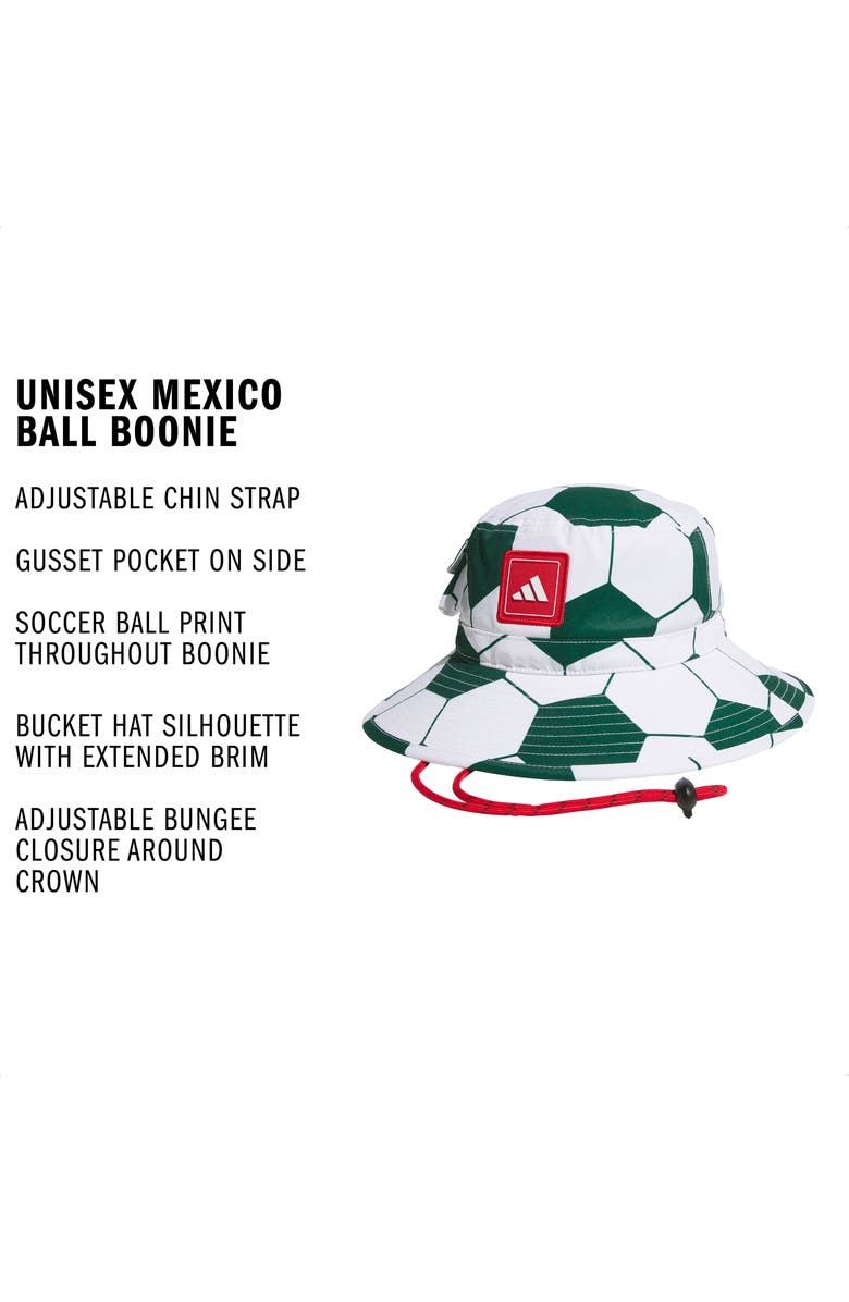 adidas Mexico Ball Boonie Hat, Alternate, color, 