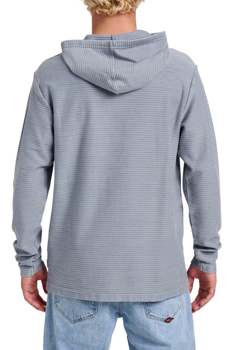 Alamitos Stripe Long Sleeve Hooded Top, Alternate, color, CHINA BLUE