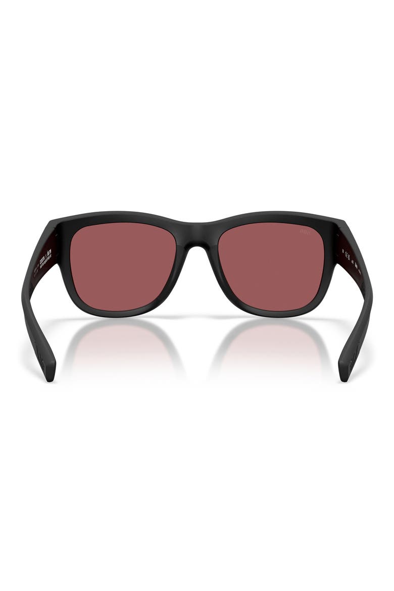 Caleta 55mm Polarized Square Sunglasses, Alternate, color, NETPLUS BLACK / GOLD