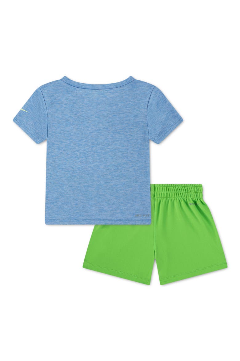 Dry Dropset T-Shirt & Shorts Set, Alternate, color, MEAN GREEN