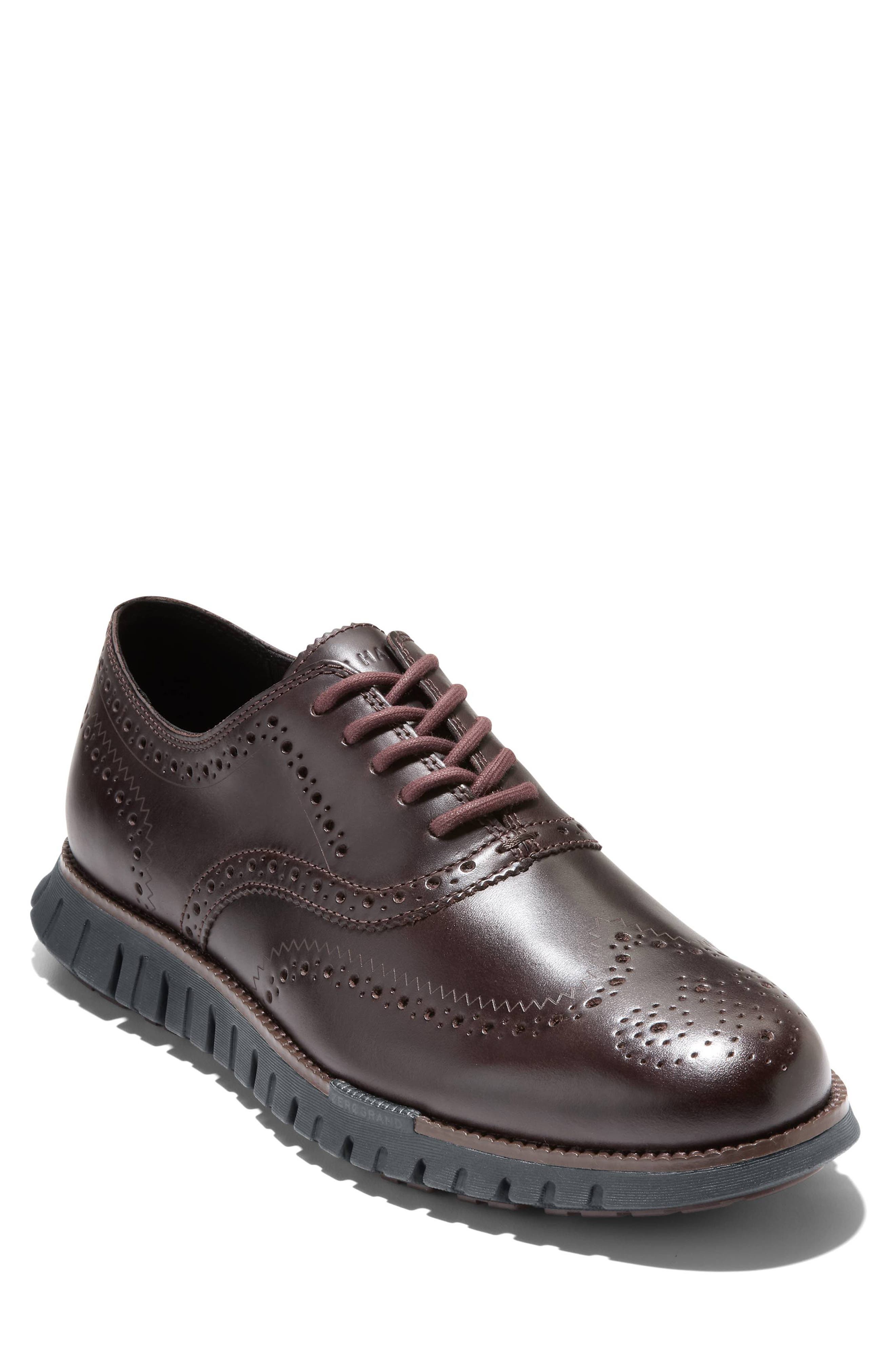 Cole Haan ZERØGRAND Remastered Wingtip Derby Sneaker in Madeira/Black 
