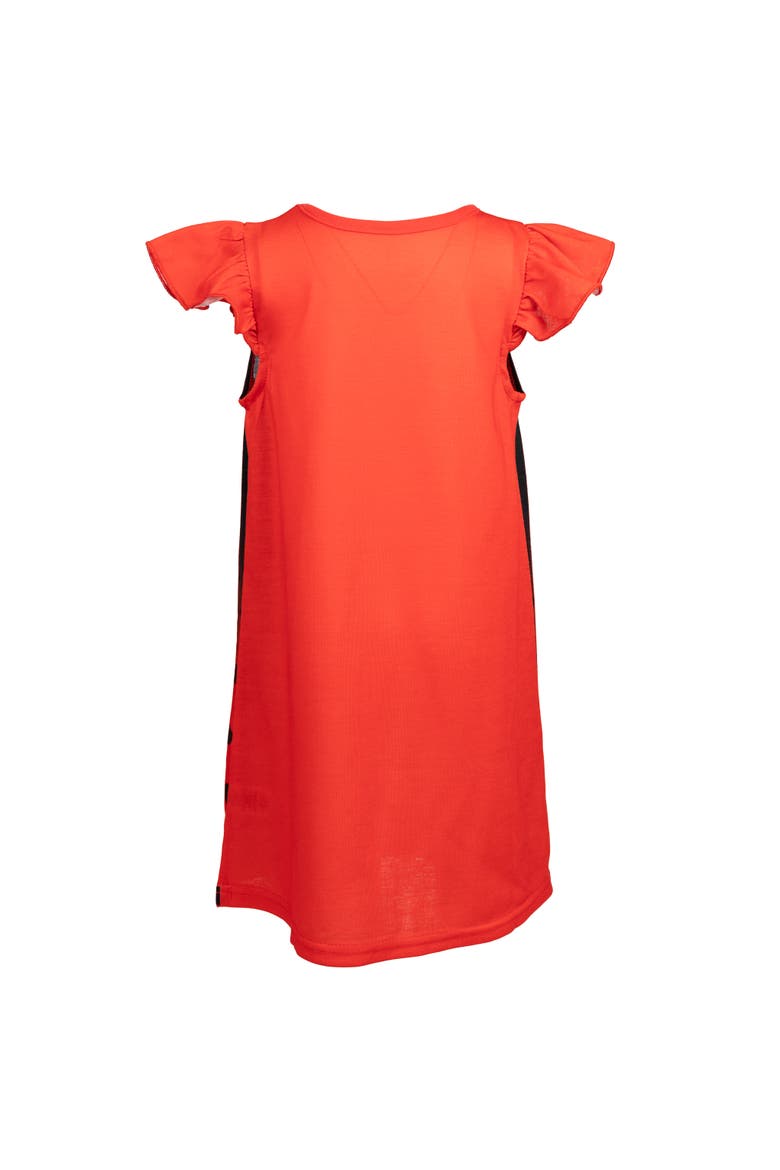 Ladybug Pajama Nightgown, Alternate, color, Ladybug Red Black