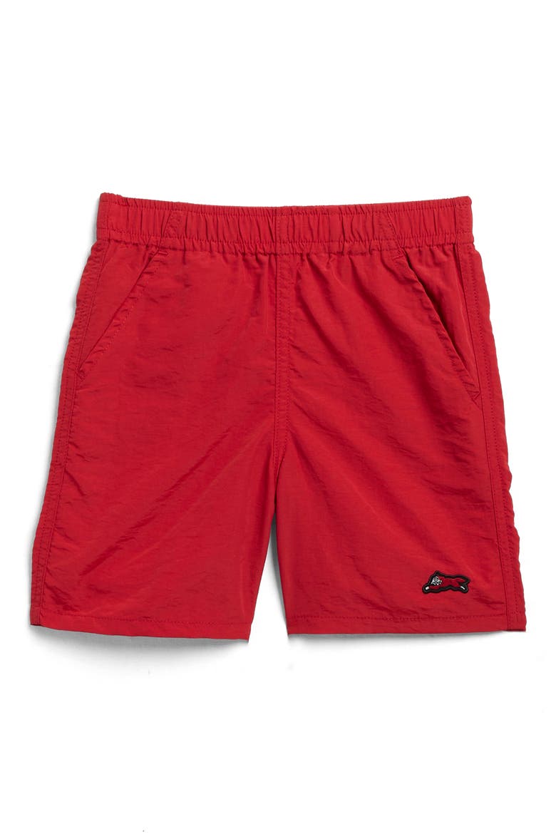 Kids' Nero Shorts, Main, color, HAUTE RED
