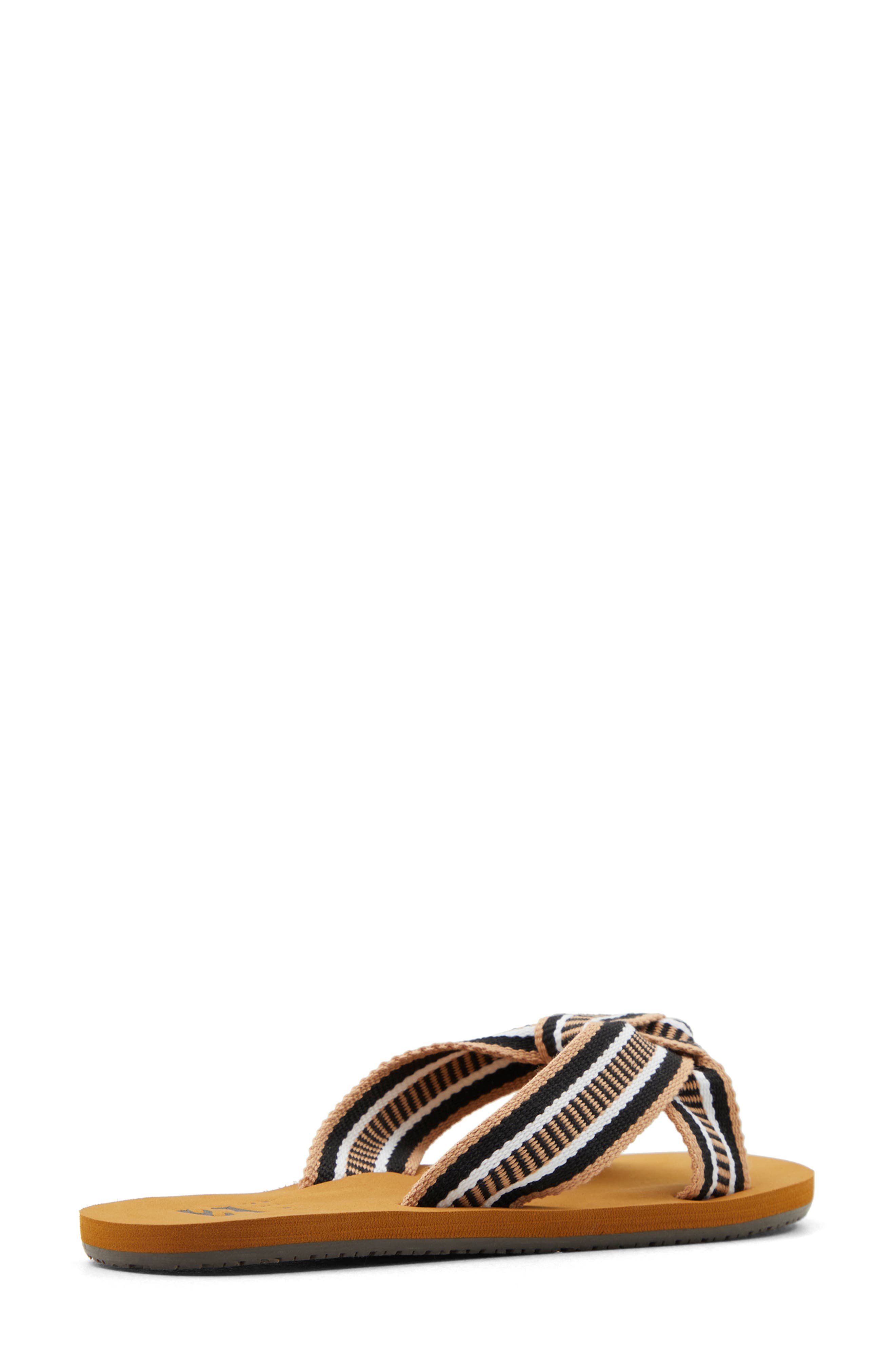 Billabong Seashell Slide Sandal, Alternate, color, Black Multi