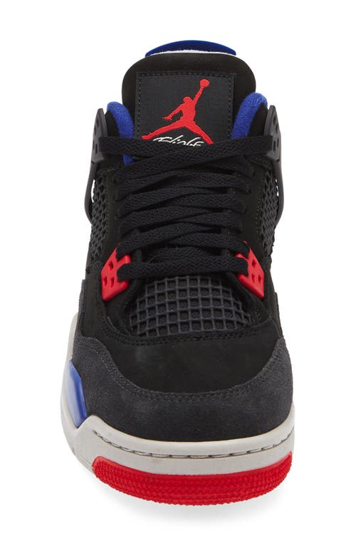 Nike Air Jordan 4 Retro Basketball Sneaker In Black