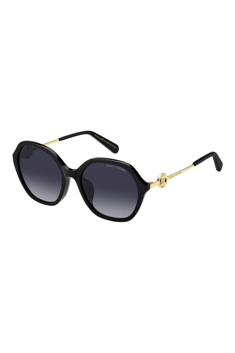 MARC 728/F/S 55mm Gradient Geometric Sunglasses, Alternate, color, 0807-9O