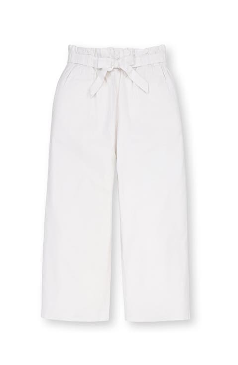 Kids' Linen Paper Bag Tie-Waist Pant (Toddler, Little Kid and Big Kid)