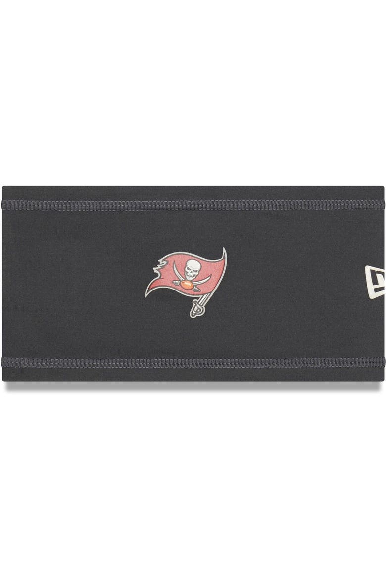 Graphite Tampa Bay Buccaneers Official Training Camp COOLERA Headband, Main, color, Graphite