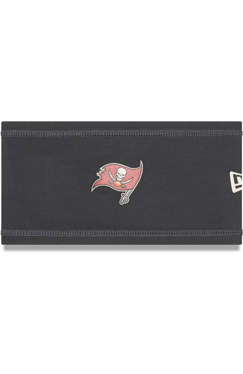 New Era Graphite Tampa Bay Buccaneers Official Training Camp COOLERA Headband, Main, color, 