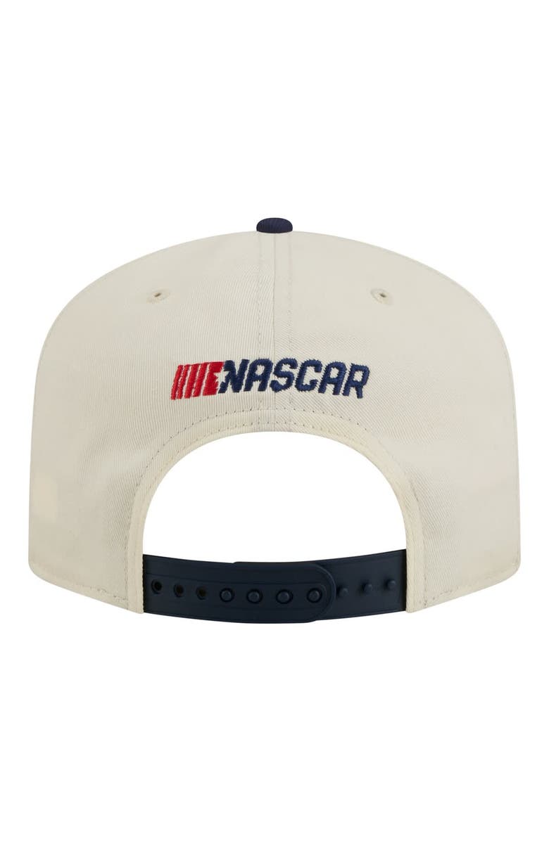 New Era Men's New Era Cream/Navy NASCAR Flag 19TWENTY Adjustable Hat, Alternate, color,