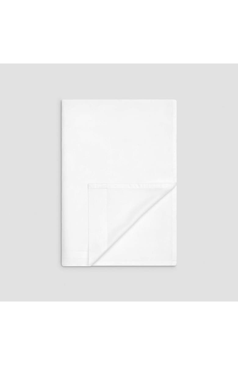 Togas Plaza Flat Sheet, Alternate, color, White