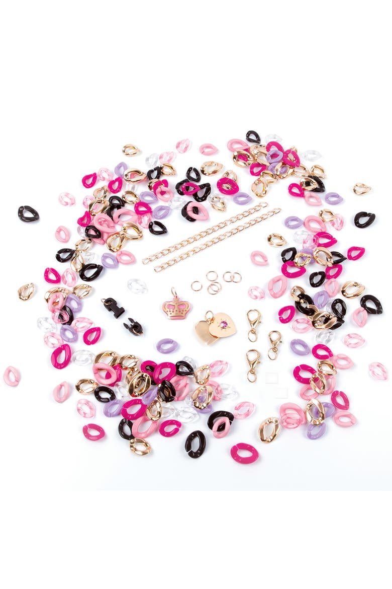 Make It Real Juicy Couture Chic Links DIY Jewelry Kit, Ages 8+, Alternate, color, Multicolored