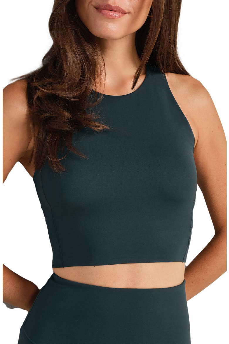 Revive Longline Bra, Main, color, WILD FOREST