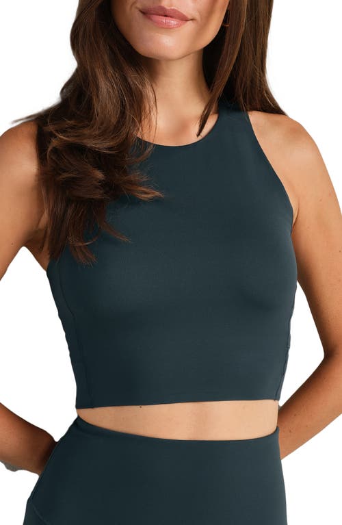 Rhone Revive Long Sports Bra In Green
