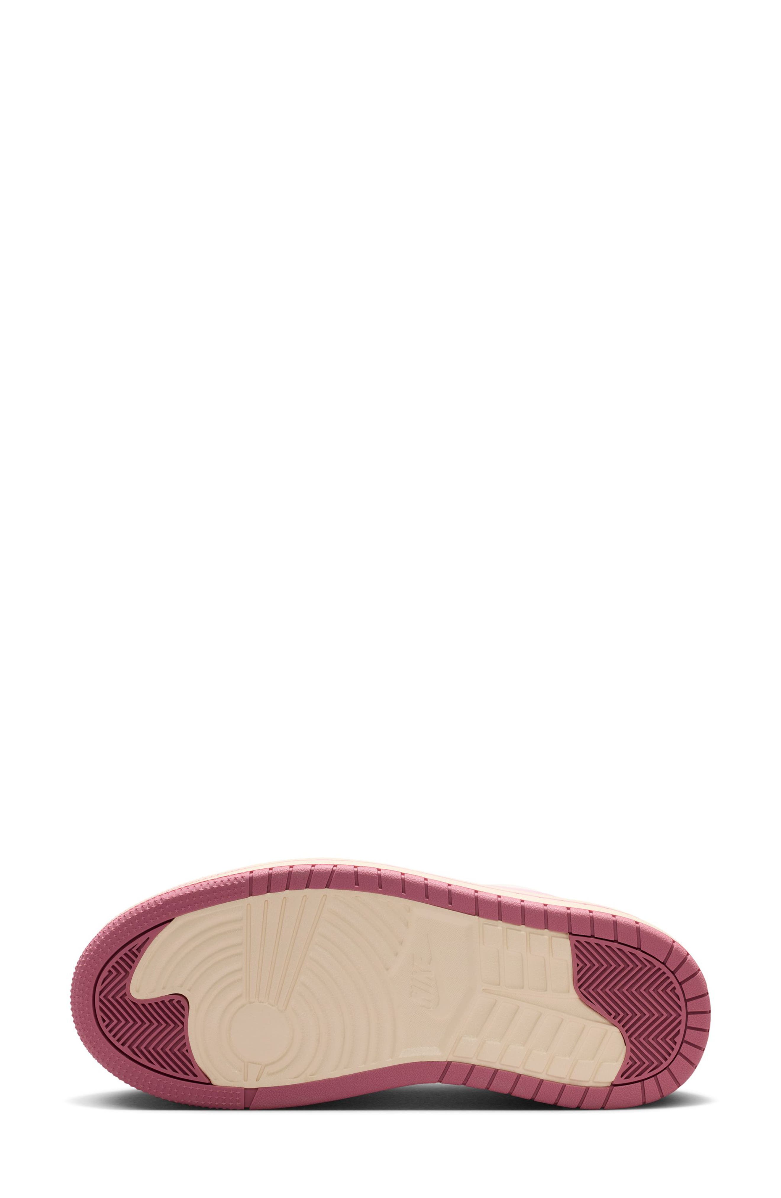Jordan Air Jordan 1 Triple Platform Basketball Sneaker, Alternate, color, Pale Ivory/ Iced Carmine