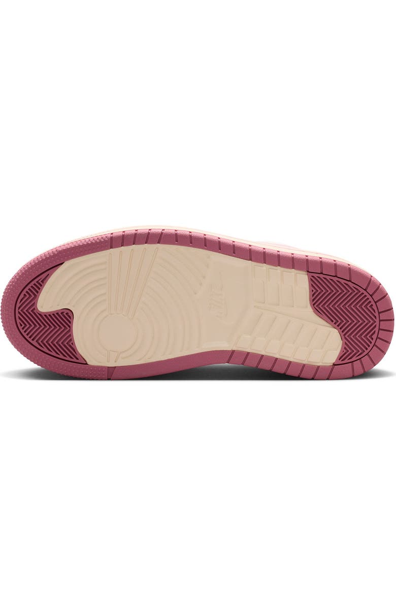 Jordan Air Jordan 1 Triple Platform Basketball Sneaker, Alternate, color, Pale Ivory/ Iced Carmine