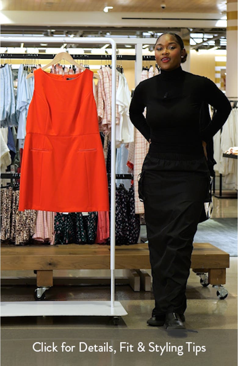 Whisper Boatneck Minidress, sales video thumbnail