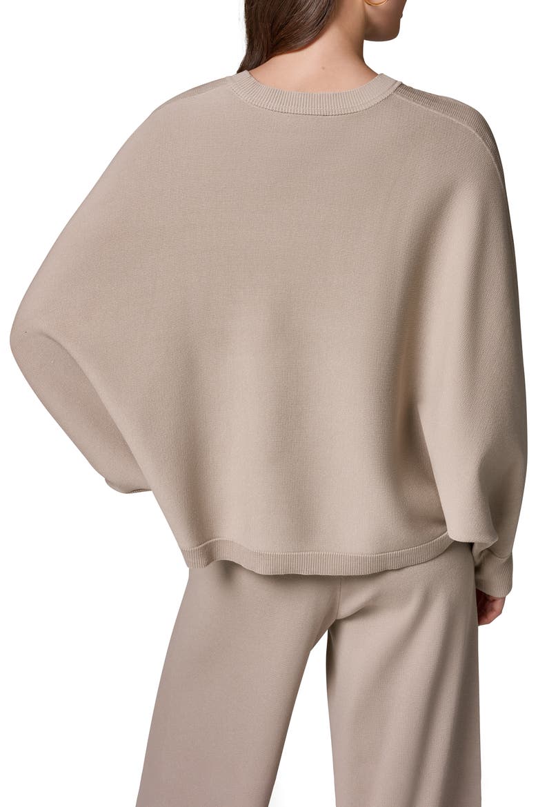 Dolman Sleeve Milano Knit Sweater, Alternate, color, SANDSTONE