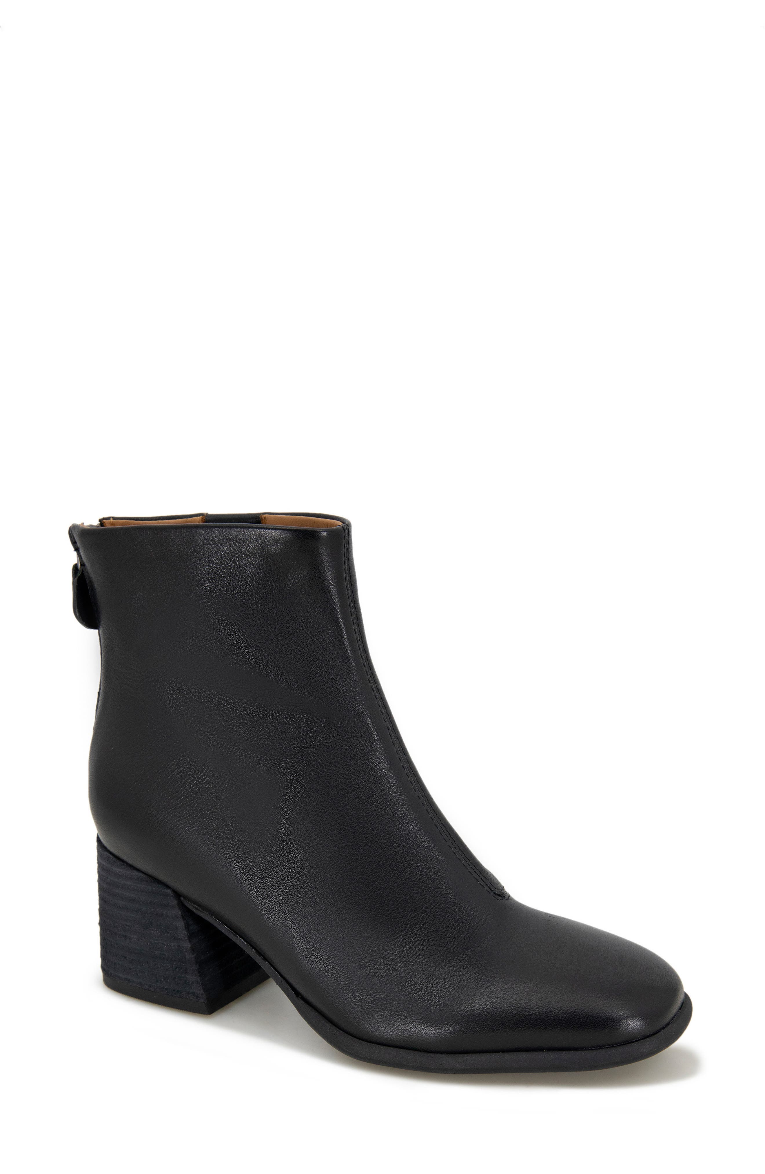 Gentle Souls Sandryn Bootie, Main, color, Black Leather