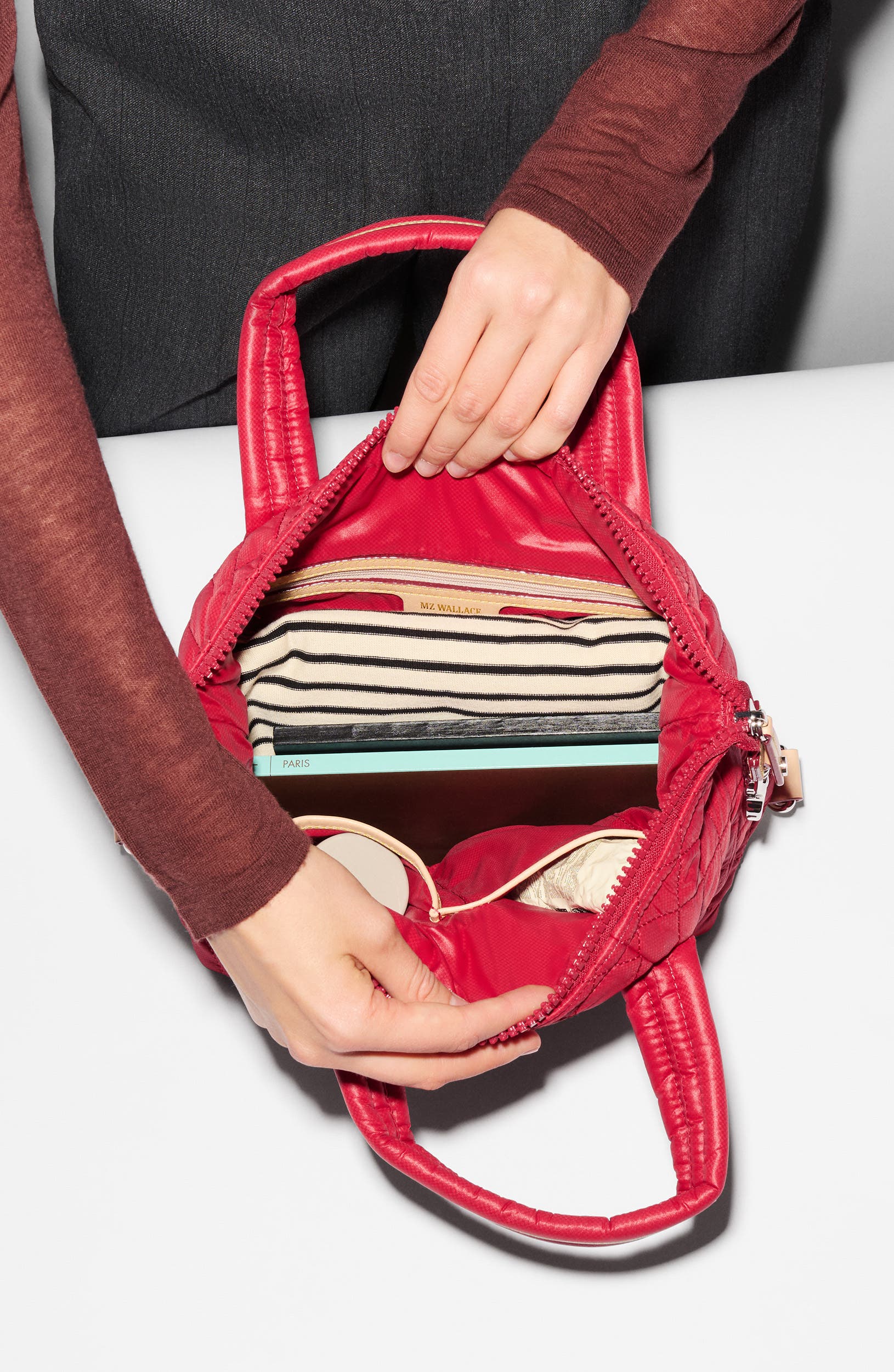 Small Sutton Deluxe Crossbody Bag, Alternate, color, APPLE