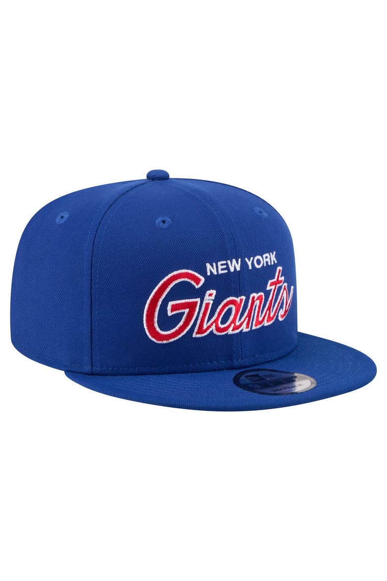 Men's New Era  Royal New York Giants Core Team Script 9FIFTY Snapback Hat, Alternate, color, Royal