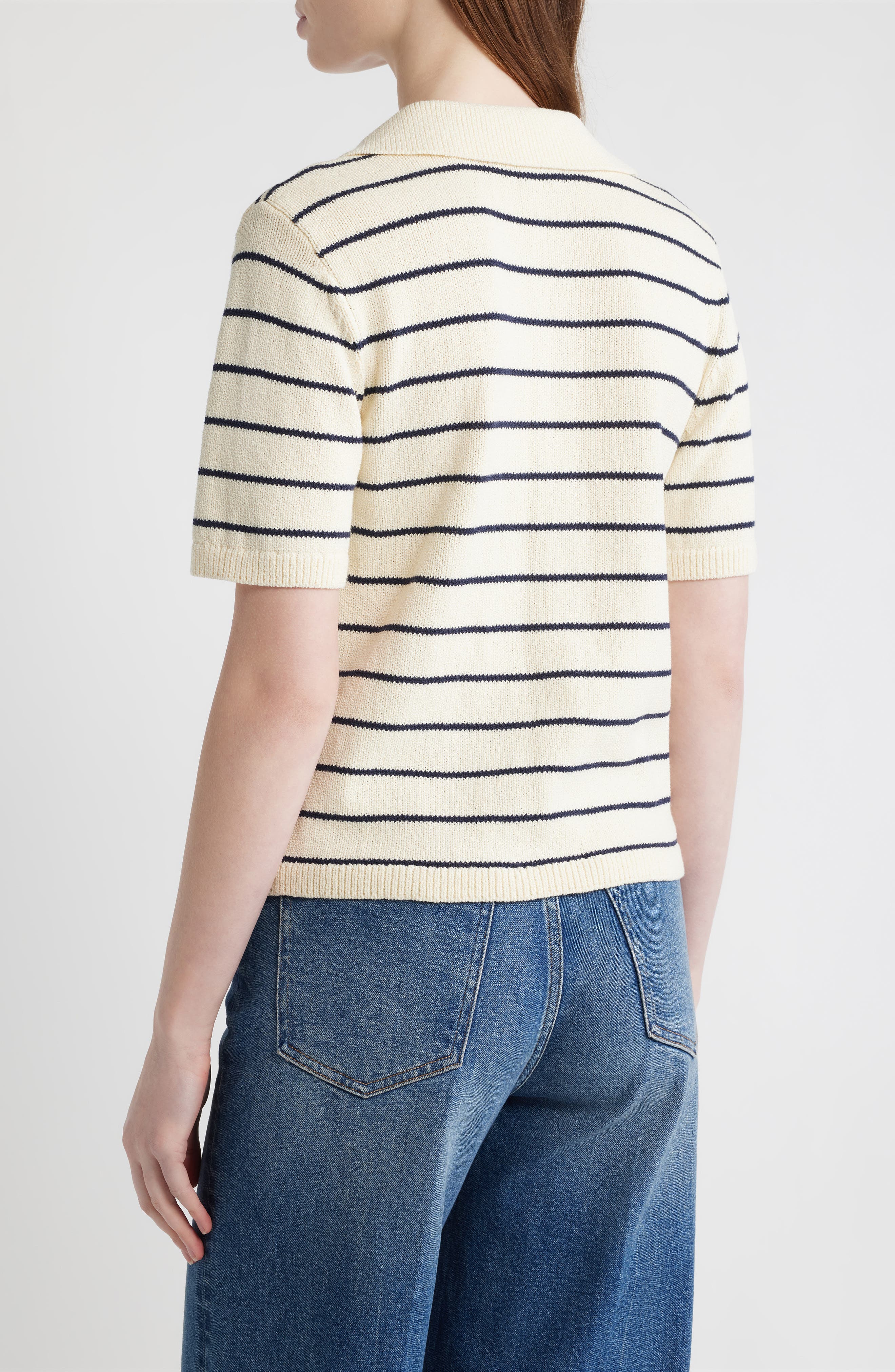 The Stripe Polo Top - image 2