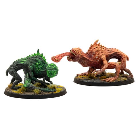 Fallout Miniatures Snallygasters, 2 Resin Figures, Unpainted, Rpg