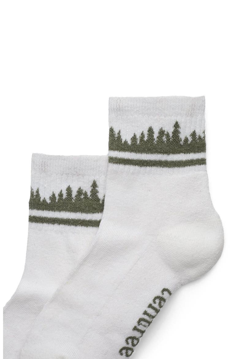 Cortes Socks, Alternate, color, White Juniper/Agave Stripes