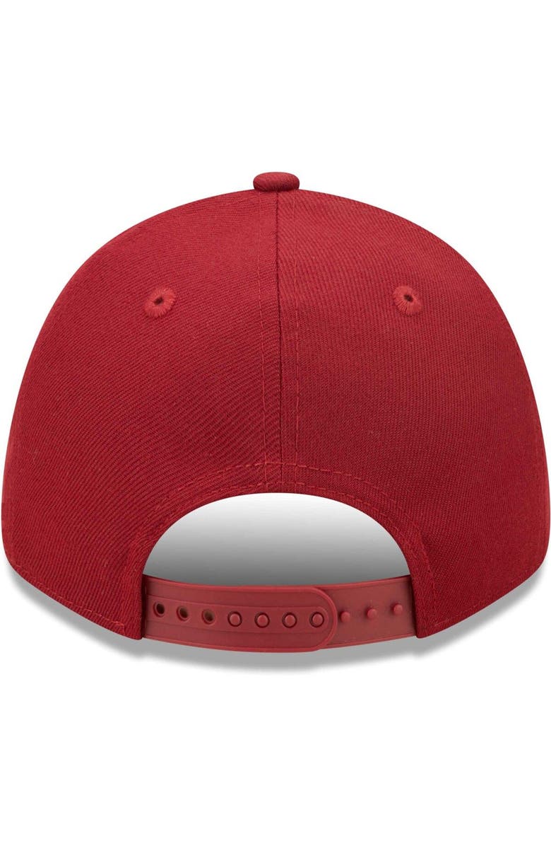 New Era Men's New Era Burgundy Washington Commanders Logo Essential 9FORTY Adjustable Hat, Alternate, color, 