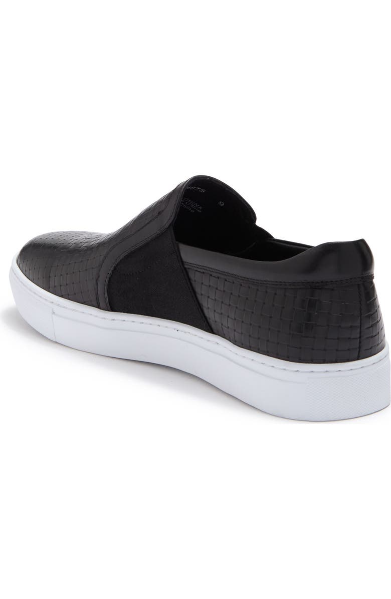 Zanzara Tadley Woven Leather Slip-On Sneaker, Alternate, color,