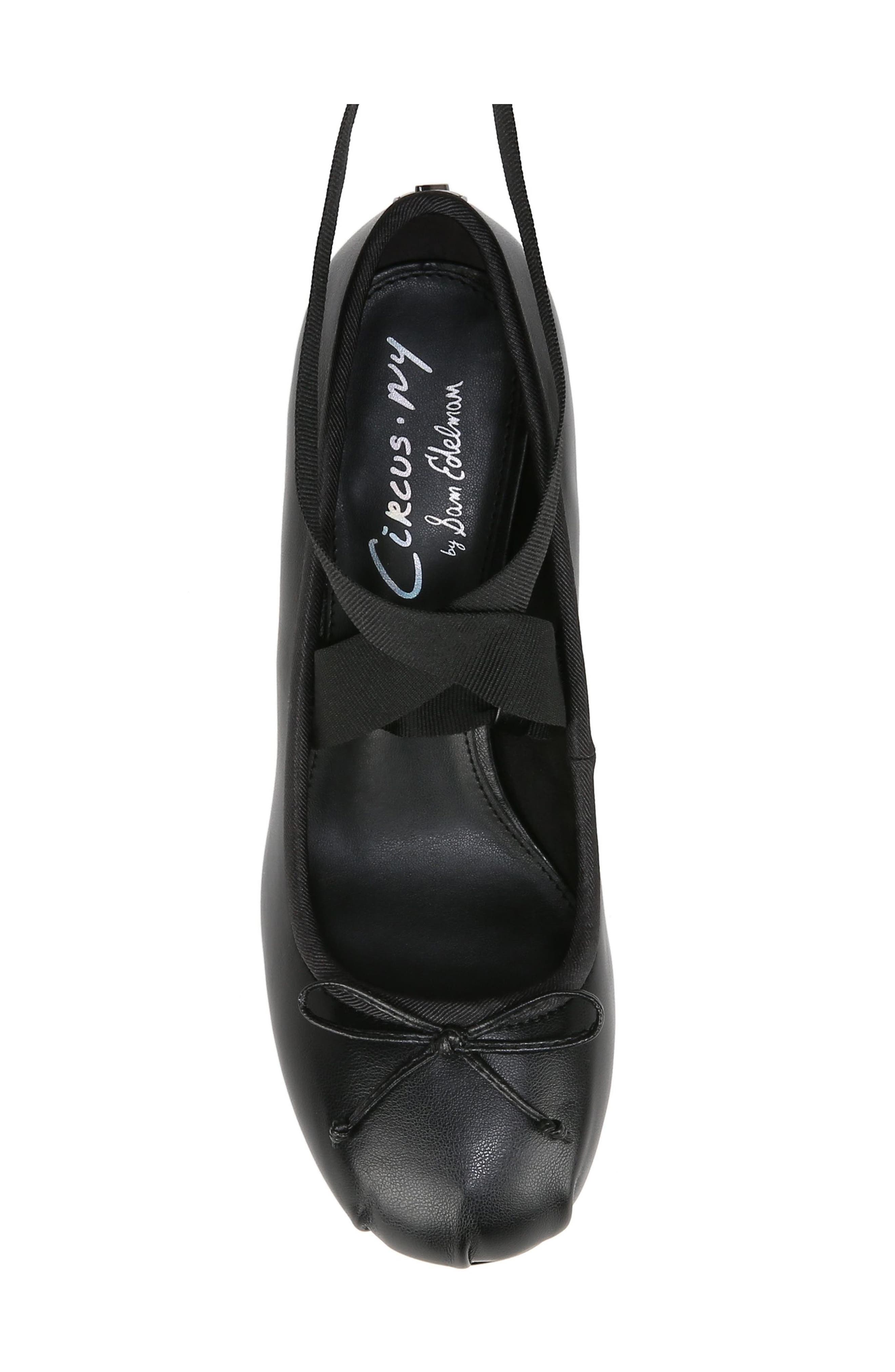 Circus NY by Sam Edelman Della Ankle Wrap Pump, Alternate, color, Black