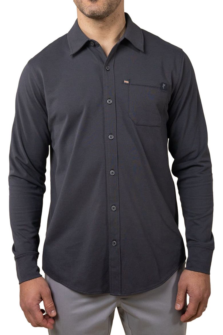 LS Hightide Shirt, Alternate, color, Asphalt