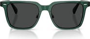 Oliver Peoples 52mm Rectangular Polarized Sunglasses