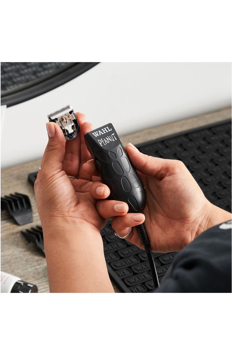 Wahl Professional Peanut - Professional Beard Trimmer and Hair Clipper Kit - Adjustable Hair Cutting Tool with 4 Guide Combs, Alternate, color, Black