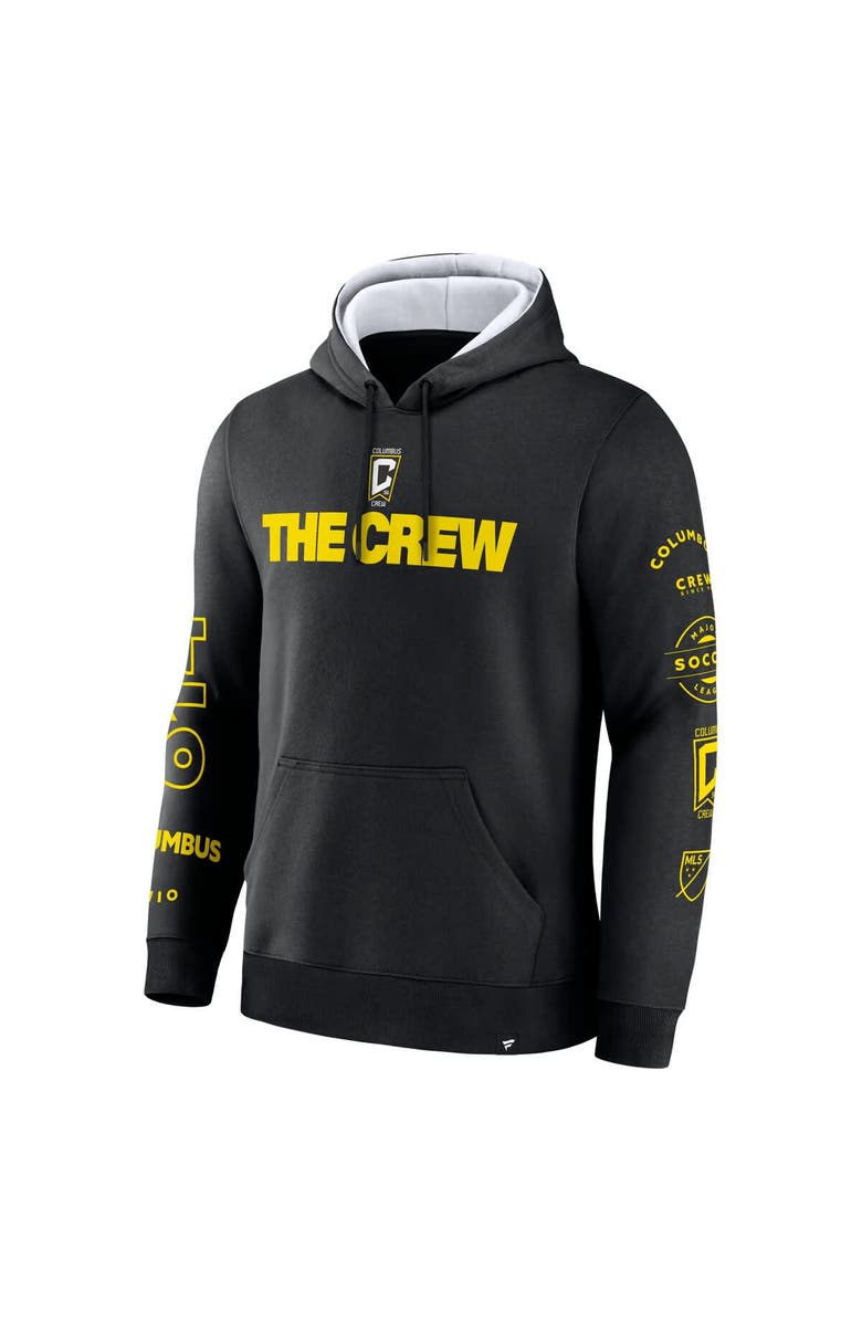 FANATICS Men's Fanatics Black Columbus Crew Penalty Kick Legacy Pullover Hoodie, Alternate, color,