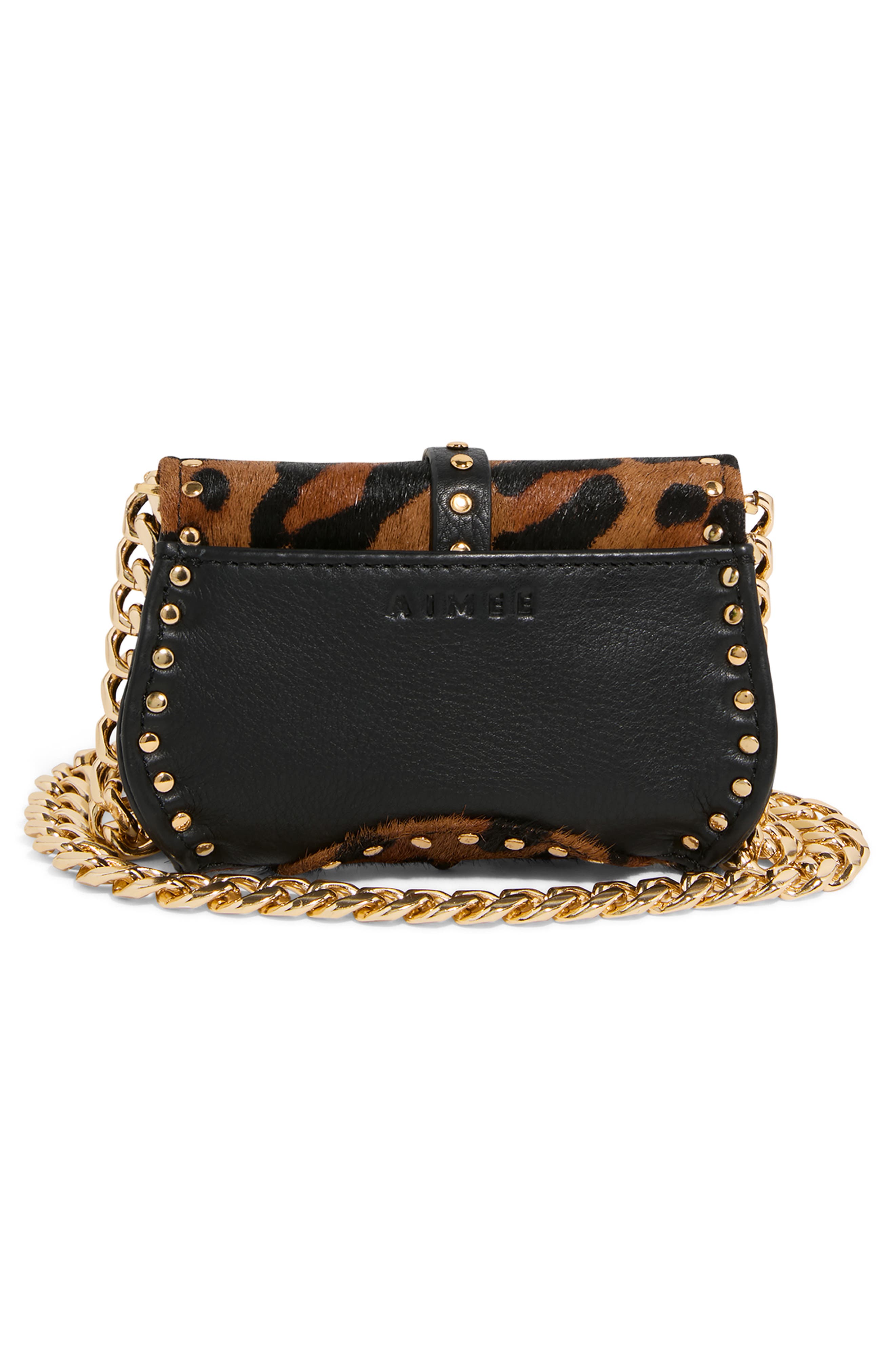 AIMEE Micro Amour Novelty Genuine Calf Hair Crossbody Bag, Alternate, color, 