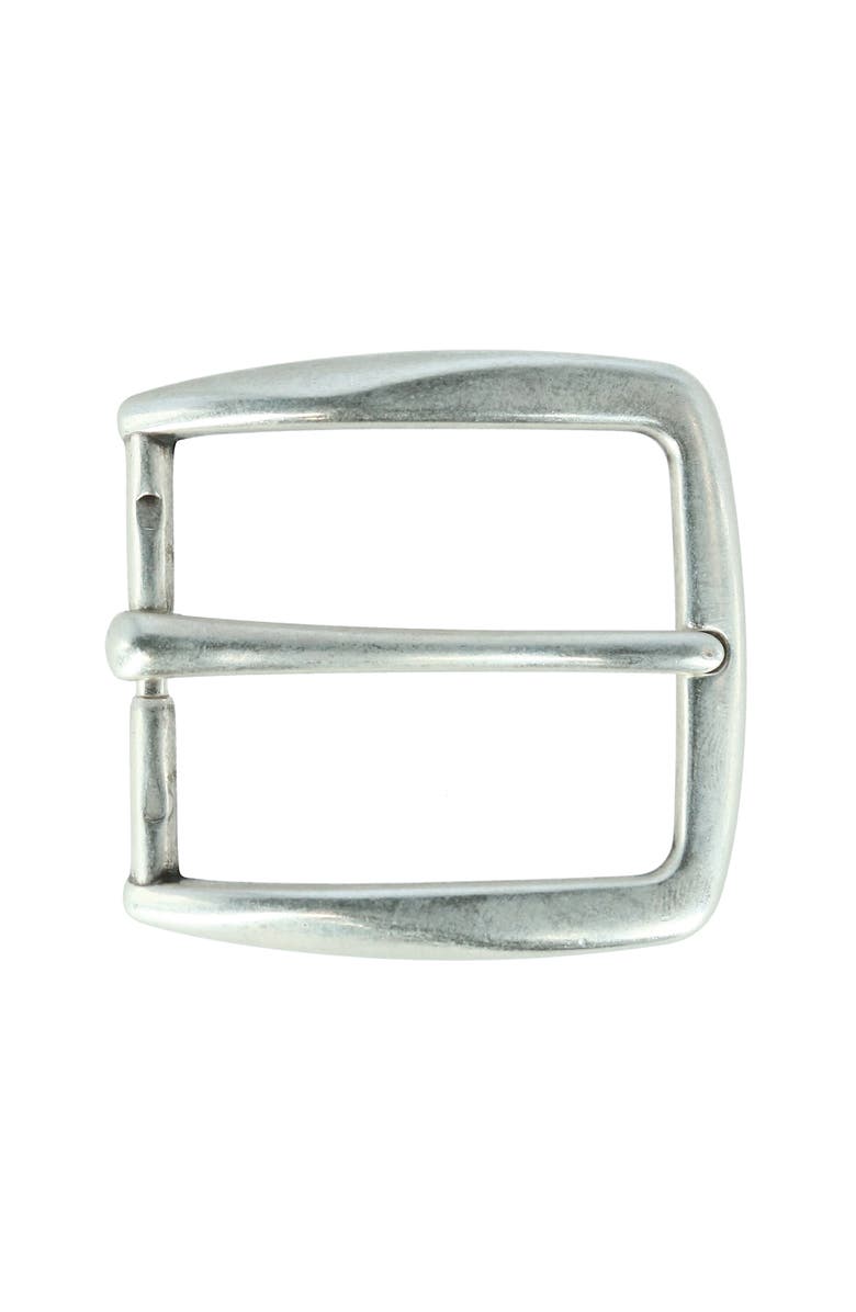 Trafalgar 40mm Classy Single Pronged Solid Brass Harness Belt Buckle, Main, color, Antique Silver