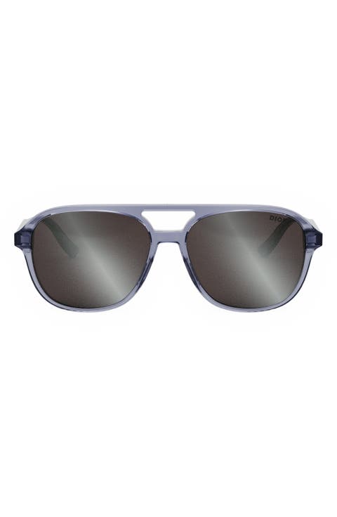 InDior N1I 57mm Navigator Sunglasses