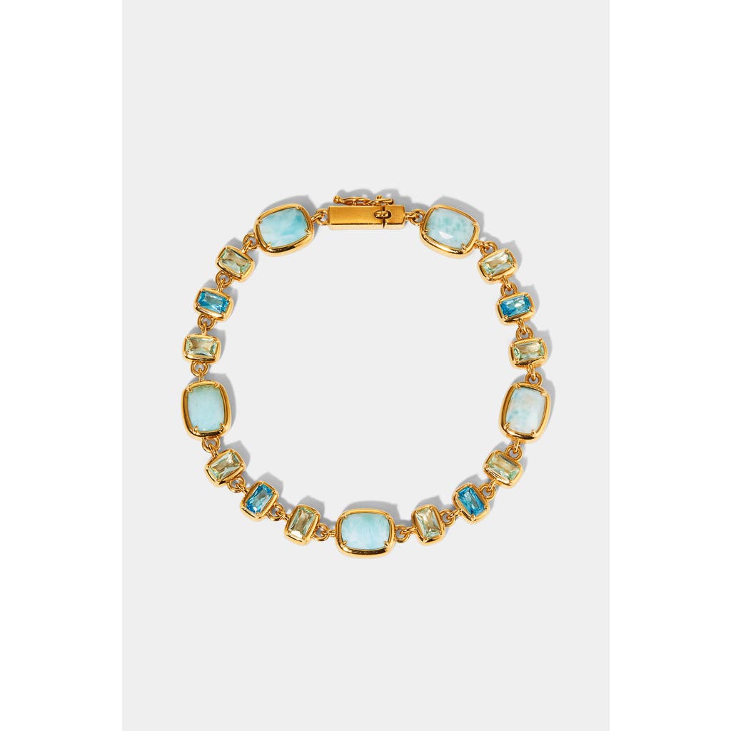 Nadri Cabarete Multi Line Bracelet In Gold