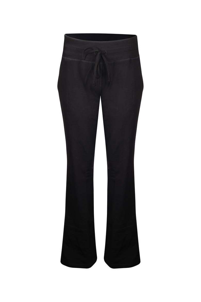 Taylor Organic Cotton Wide Leg Pocketed Pant, Main, color, Black