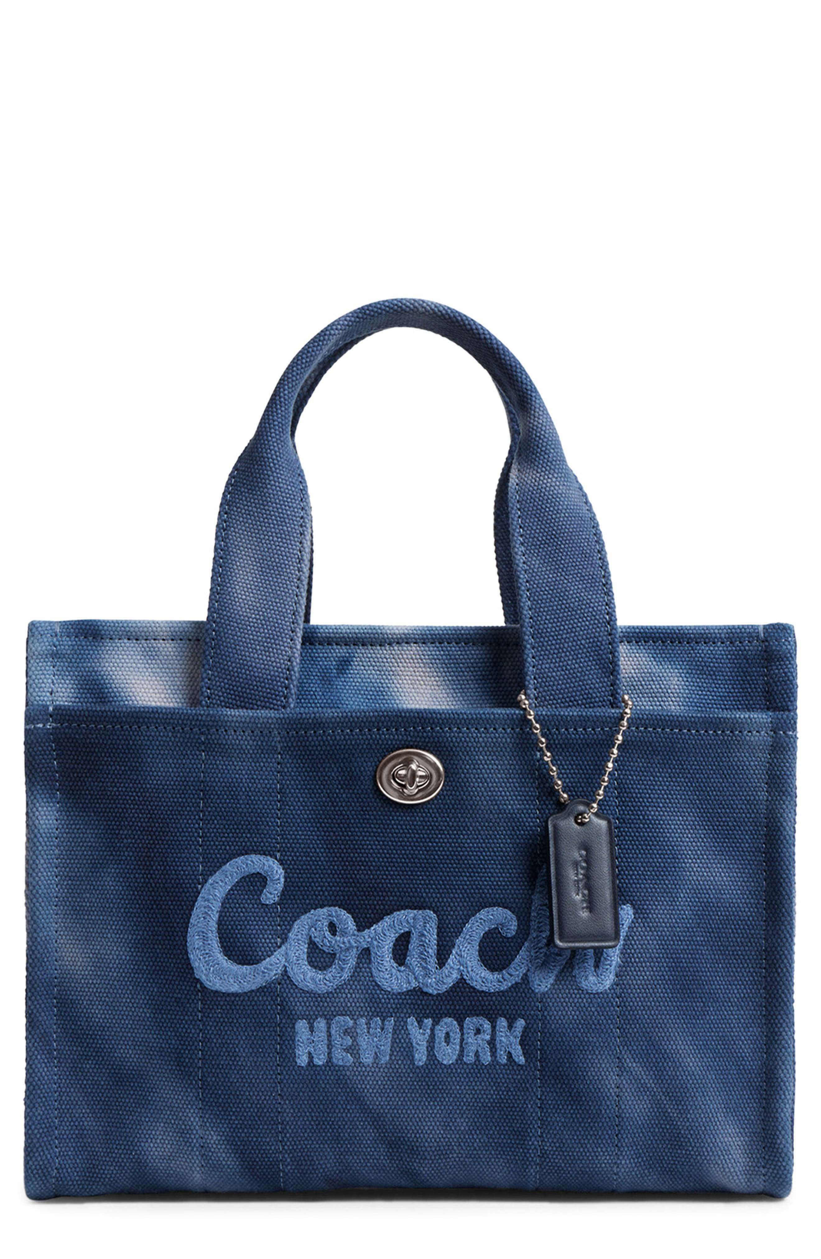 COACH Canvas Cargo Tote, Main, color, 