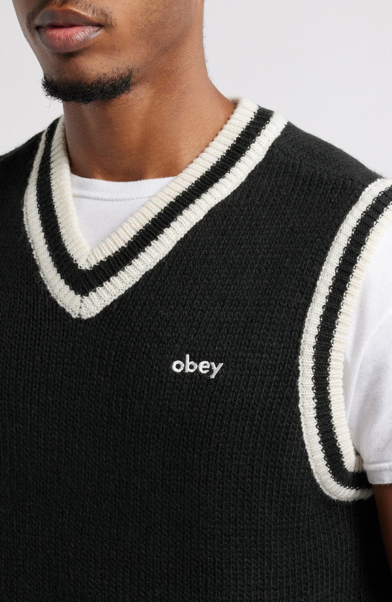 Obey Alden V-Neck Sweater Vest, Alternate, color,
