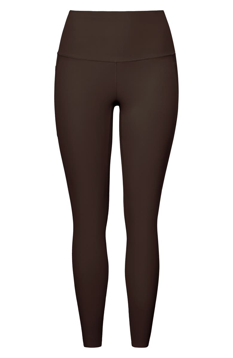 Rhone Revive Pockets 7/8 Leggings, Alternate, color, Coffee Brown