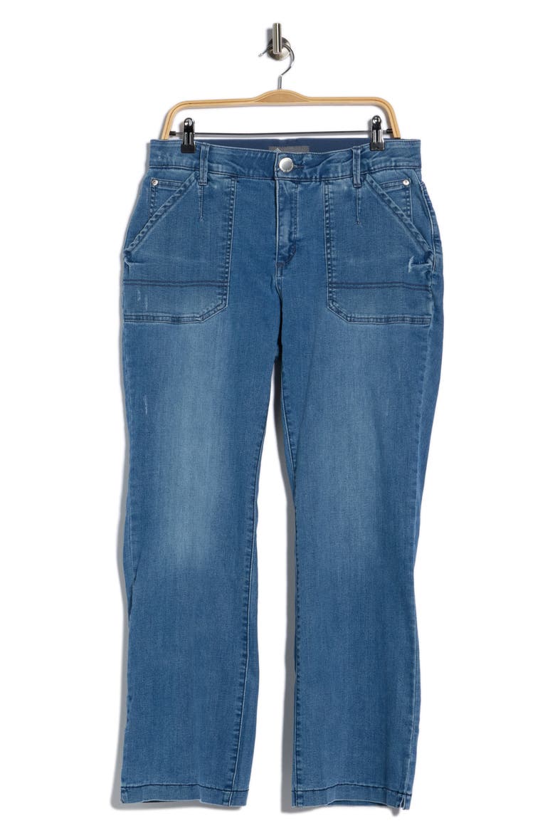 Full Length Wide Leg Jeans, Alternate, color, BLUE VINTAGE
